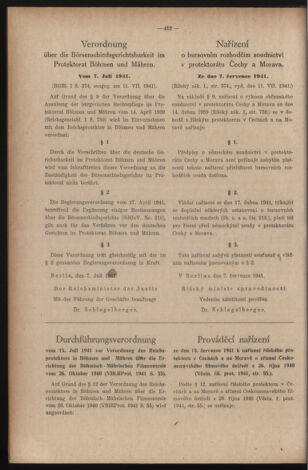 Verordnungsblatt des Reichsprotektors in Böhmen und Mähren: = Věstník nařízení Reichsprotektora in Böhmen und Mähren 19410731 Seite: 12