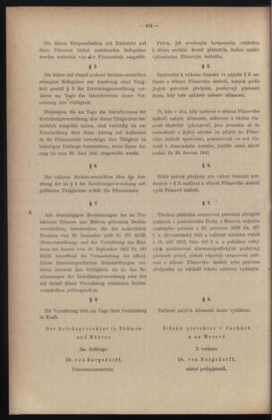 Verordnungsblatt des Reichsprotektors in Böhmen und Mähren: = Věstník nařízení Reichsprotektora in Böhmen und Mähren 19410731 Seite: 14