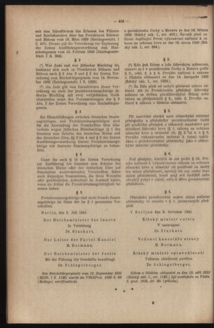 Verordnungsblatt des Reichsprotektors in Böhmen und Mähren: = Věstník nařízení Reichsprotektora in Böhmen und Mähren 19410731 Seite: 4