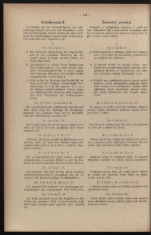 Verordnungsblatt des Reichsprotektors in Böhmen und Mähren: = Věstník nařízení Reichsprotektora in Böhmen und Mähren 19410809 Seite: 14