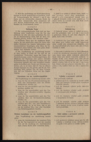 Verordnungsblatt des Reichsprotektors in Böhmen und Mähren: = Věstník nařízení Reichsprotektora in Böhmen und Mähren 19410809 Seite: 4