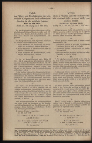 Verordnungsblatt des Reichsprotektors in Böhmen und Mähren: = Věstník nařízení Reichsprotektora in Böhmen und Mähren 19410815 Seite: 16