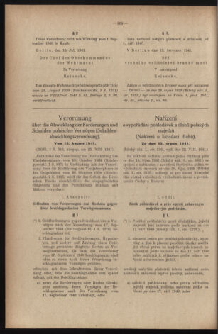 Verordnungsblatt des Reichsprotektors in Böhmen und Mähren: = Věstník nařízení Reichsprotektora in Böhmen und Mähren 19410920 Seite: 2