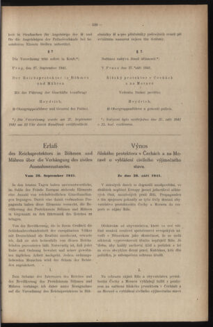 Verordnungsblatt des Reichsprotektors in Böhmen und Mähren: = Věstník nařízení Reichsprotektora in Böhmen und Mähren 19410930 Seite: 3