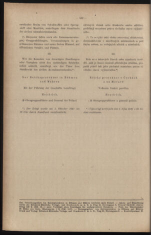 Verordnungsblatt des Reichsprotektors in Böhmen und Mähren: = Věstník nařízení Reichsprotektora in Böhmen und Mähren 19411001 Seite: 2