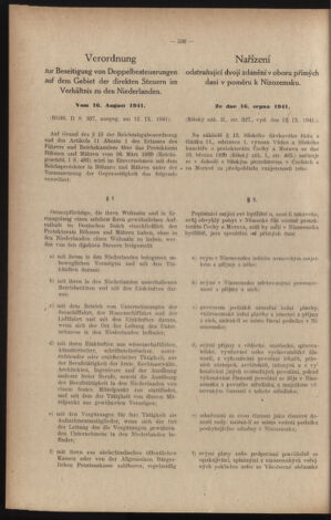 Verordnungsblatt des Reichsprotektors in Böhmen und Mähren: = Věstník nařízení Reichsprotektora in Böhmen und Mähren 19411011 Seite: 2