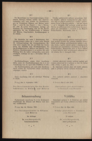 Verordnungsblatt des Reichsprotektors in Böhmen und Mähren: = Věstník nařízení Reichsprotektora in Böhmen und Mähren 19411018 Seite: 2