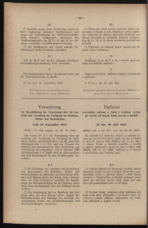 Verordnungsblatt des Reichsprotektors in Böhmen und Mähren: = Věstník nařízení Reichsprotektora in Böhmen und Mähren 19411018 Seite: 4