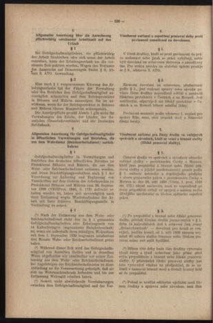 Verordnungsblatt des Reichsprotektors in Böhmen und Mähren: = Věstník nařízení Reichsprotektora in Böhmen und Mähren 19411027 Seite: 8