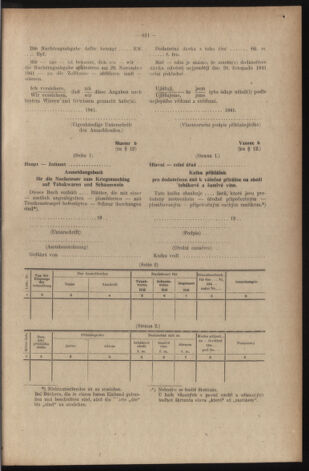 Verordnungsblatt des Reichsprotektors in Böhmen und Mähren: = Věstník nařízení Reichsprotektora in Böhmen und Mähren 19411105 Seite: 15