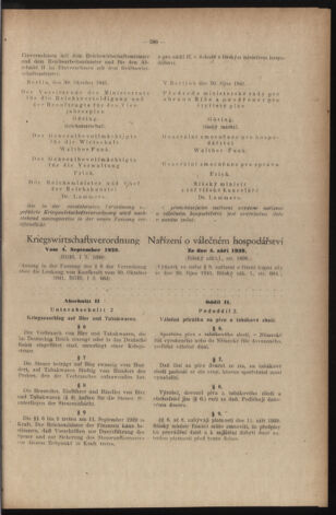 Verordnungsblatt des Reichsprotektors in Böhmen und Mähren: = Věstník nařízení Reichsprotektora in Böhmen und Mähren 19411105 Seite: 3