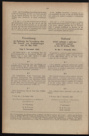 Verordnungsblatt des Reichsprotektors in Böhmen und Mähren: = Věstník nařízení Reichsprotektora in Böhmen und Mähren 19411115 Seite: 12