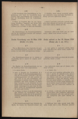 Verordnungsblatt des Reichsprotektors in Böhmen und Mähren: = Věstník nařízení Reichsprotektora in Böhmen und Mähren 19411127 Seite: 6