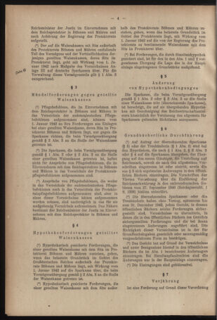 Verordnungsblatt des Reichsprotektors in Böhmen und Mähren: = Věstník nařízení Reichsprotektora in Böhmen und Mähren 19420110 Seite: 4