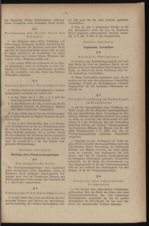 Verordnungsblatt des Reichsprotektors in Böhmen und Mähren: = Věstník nařízení Reichsprotektora in Böhmen und Mähren 19420117 Seite: 7