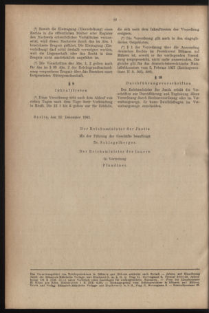 Verordnungsblatt des Reichsprotektors in Böhmen und Mähren: = Věstník nařízení Reichsprotektora in Böhmen und Mähren 19420117 Seite: 8