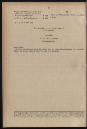 Verordnungsblatt des Reichsprotektors in Böhmen und Mähren: = Věstník nařízení Reichsprotektora in Böhmen und Mähren 19420321 Seite: 4