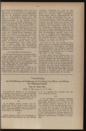 Verordnungsblatt des Reichsprotektors in Böhmen und Mähren: = Věstník nařízení Reichsprotektora in Böhmen und Mähren 19420520 Seite: 9