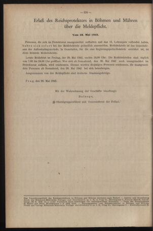 Verordnungsblatt des Reichsprotektors in Böhmen und Mähren: = Věstník nařízení Reichsprotektora in Böhmen und Mähren 19420528 Seite: 2