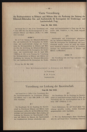 Verordnungsblatt des Reichsprotektors in Böhmen und Mähren: = Věstník nařízení Reichsprotektora in Böhmen und Mähren 19420530 Seite: 2