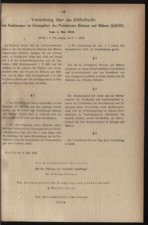 Verordnungsblatt des Reichsprotektors in Böhmen und Mähren: = Věstník nařízení Reichsprotektora in Böhmen und Mähren 19420601 Seite: 3