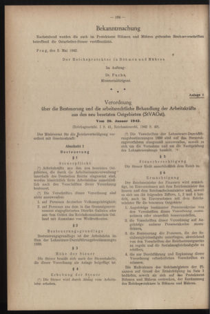 Verordnungsblatt des Reichsprotektors in Böhmen und Mähren: = Věstník nařízení Reichsprotektora in Böhmen und Mähren 19420601 Seite: 4