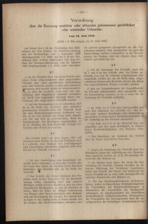 Verordnungsblatt des Reichsprotektors in Böhmen und Mähren: = Věstník nařízení Reichsprotektora in Böhmen und Mähren 19420625 Seite: 6