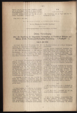 Verordnungsblatt des Reichsprotektors in Böhmen und Mähren: = Věstník nařízení Reichsprotektora in Böhmen und Mähren 19420718 Seite: 10