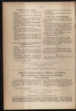 Verordnungsblatt des Reichsprotektors in Böhmen und Mähren: = Věstník nařízení Reichsprotektora in Böhmen und Mähren 19420815 Seite: 4