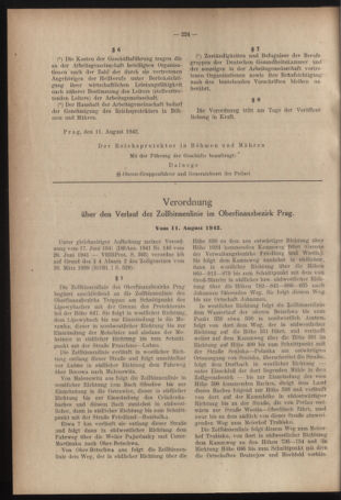 Verordnungsblatt des Reichsprotektors in Böhmen und Mähren: = Věstník nařízení Reichsprotektora in Böhmen und Mähren 19420820 Seite: 2