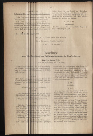 Verordnungsblatt des Reichsprotektors in Böhmen und Mähren: = Věstník nařízení Reichsprotektora in Böhmen und Mähren 19420910 Seite: 10