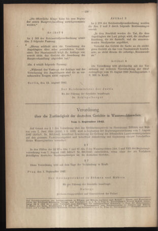 Verordnungsblatt des Reichsprotektors in Böhmen und Mähren: = Věstník nařízení Reichsprotektora in Böhmen und Mähren 19420910 Seite: 12