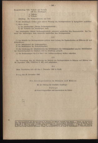 Verordnungsblatt des Reichsprotektors in Böhmen und Mähren: = Věstník nařízení Reichsprotektora in Böhmen und Mähren 19421130 Seite: 2