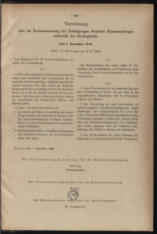 Verordnungsblatt des Reichsprotektors in Böhmen und Mähren: = Věstník nařízení Reichsprotektora in Böhmen und Mähren 19421231 Seite: 29