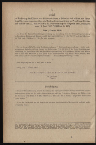 Verordnungsblatt des Reichsprotektors in Böhmen und Mähren: = Věstník nařízení Reichsprotektora in Böhmen und Mähren 19430220 Seite: 8