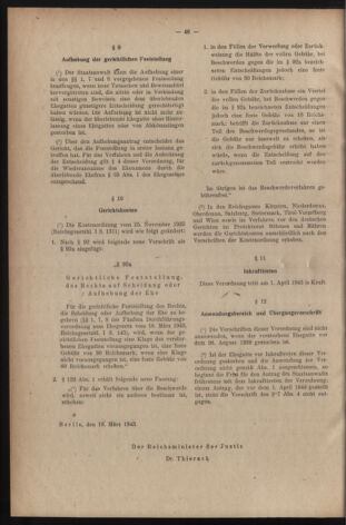 Verordnungsblatt des Reichsprotektors in Böhmen und Mähren: = Věstník nařízení Reichsprotektora in Böhmen und Mähren 19430405 Seite: 10