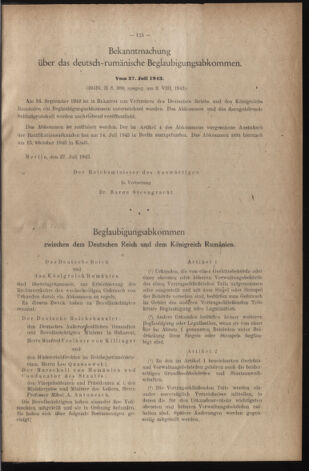 Verordnungsblatt des Reichsprotektors in Böhmen und Mähren: = Věstník nařízení Reichsprotektora in Böhmen und Mähren 19430826 Seite: 3