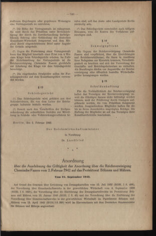 Verordnungsblatt des Reichsprotektors in Böhmen und Mähren: = Věstník nařízení Reichsprotektora in Böhmen und Mähren 19431022 Seite: 7