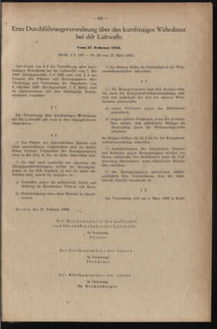 Verordnungsblatt des Reichsprotektors in Böhmen und Mähren: = Věstník nařízení Reichsprotektora in Böhmen und Mähren 19431111 Seite: 5