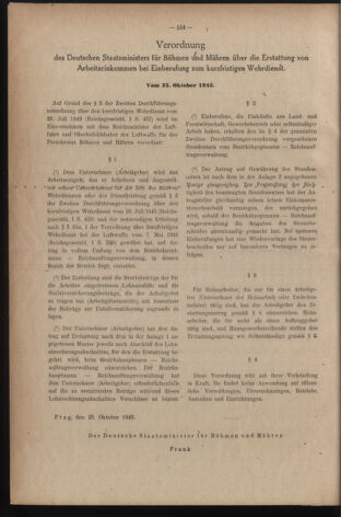 Verordnungsblatt des Reichsprotektors in Böhmen und Mähren: = Věstník nařízení Reichsprotektora in Böhmen und Mähren 19431111 Seite: 6