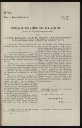 Verordnungsblatt des k.k. Ministeriums des Innern. Beibl.. Beiblatt zu dem Verordnungsblatte des k.k. Ministeriums des Innern. Angelegenheiten der staatlichen Veterinärverwaltung. (etc.) 19110228 Seite: 519