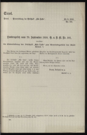 Verordnungsblatt des k.k. Ministeriums des Innern. Beibl.. Beiblatt zu dem Verordnungsblatte des k.k. Ministeriums des Innern. Angelegenheiten der staatlichen Veterinärverwaltung. (etc.) 19110228 Seite: 597