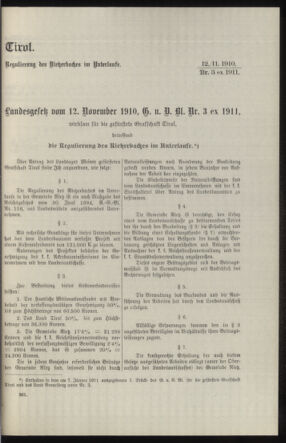 Verordnungsblatt des k.k. Ministeriums des Innern. Beibl.. Beiblatt zu dem Verordnungsblatte des k.k. Ministeriums des Innern. Angelegenheiten der staatlichen Veterinärverwaltung. (etc.) 19110315 Seite: 85