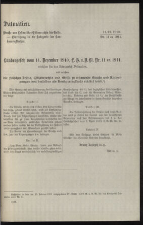 Verordnungsblatt des k.k. Ministeriums des Innern. Beibl.. Beiblatt zu dem Verordnungsblatte des k.k. Ministeriums des Innern. Angelegenheiten der staatlichen Veterinärverwaltung. (etc.) 19110515 Seite: 265