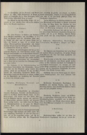 Verordnungsblatt des k.k. Ministeriums des Innern. Beibl.. Beiblatt zu dem Verordnungsblatte des k.k. Ministeriums des Innern. Angelegenheiten der staatlichen Veterinärverwaltung. (etc.) 19110515 Seite: 27