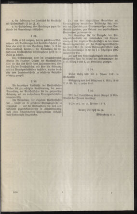 Verordnungsblatt des k.k. Ministeriums des Innern. Beibl.. Beiblatt zu dem Verordnungsblatte des k.k. Ministeriums des Innern. Angelegenheiten der staatlichen Veterinärverwaltung. (etc.) 19110515 Seite: 475