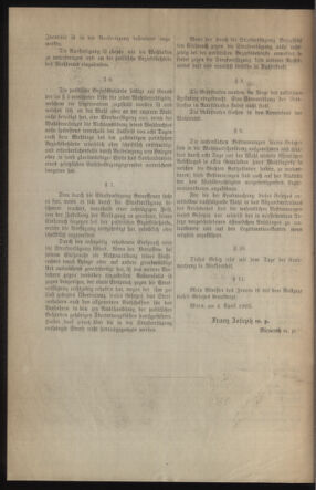 Verordnungsblatt des k.k. Ministeriums des Innern. Beibl.. Beiblatt zu dem Verordnungsblatte des k.k. Ministeriums des Innern. Angelegenheiten der staatlichen Veterinärverwaltung. (etc.) 19110515 Seite: 482