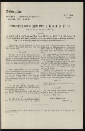 Verordnungsblatt des k.k. Ministeriums des Innern. Beibl.. Beiblatt zu dem Verordnungsblatte des k.k. Ministeriums des Innern. Angelegenheiten der staatlichen Veterinärverwaltung. (etc.) 19110715 Seite: 233