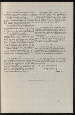 Verordnungsblatt des k.k. Ministeriums des Innern. Beibl.. Beiblatt zu dem Verordnungsblatte des k.k. Ministeriums des Innern. Angelegenheiten der staatlichen Veterinärverwaltung. (etc.) 19110715 Seite: 237