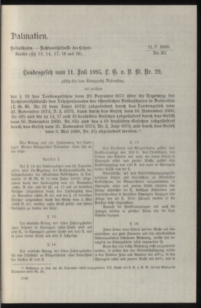 Verordnungsblatt des k.k. Ministeriums des Innern. Beibl.. Beiblatt zu dem Verordnungsblatte des k.k. Ministeriums des Innern. Angelegenheiten der staatlichen Veterinärverwaltung. (etc.) 19110715 Seite: 259